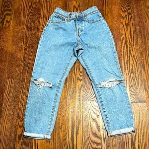 Old Navy O.G Straight Sz 10 High Rise button fly jeans